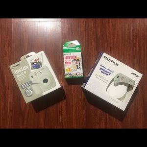 Instax mini 9 camera with case and film